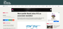 Mercantile Bank Ltd. joins FCI as Associate Member