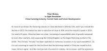 China Factoring Industry: Current State and Future Developments